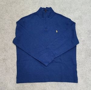 POLO RALPH LAUREN Mens Quarter Zip Mock Neck Sweater - Size XL (NWOT)